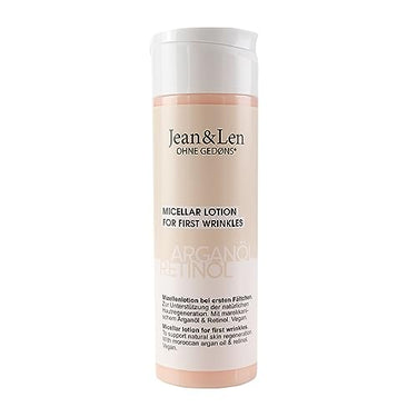 Jean & Len Regenerierende Mizellenlotion Arganöl & Retinol, bei ersten Fältchen, zur Unterstützung der natürlichen Hautregeneration, ohne Parabene & Silikone, vegan, 200 ml im Sale